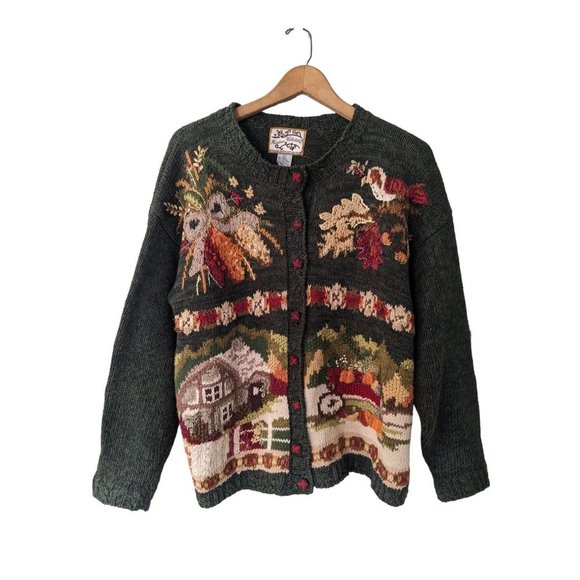 Heirloom Collectibles Sweaters - HEIRLOOM Collectibles Vintage 90s Cardigan Size L
